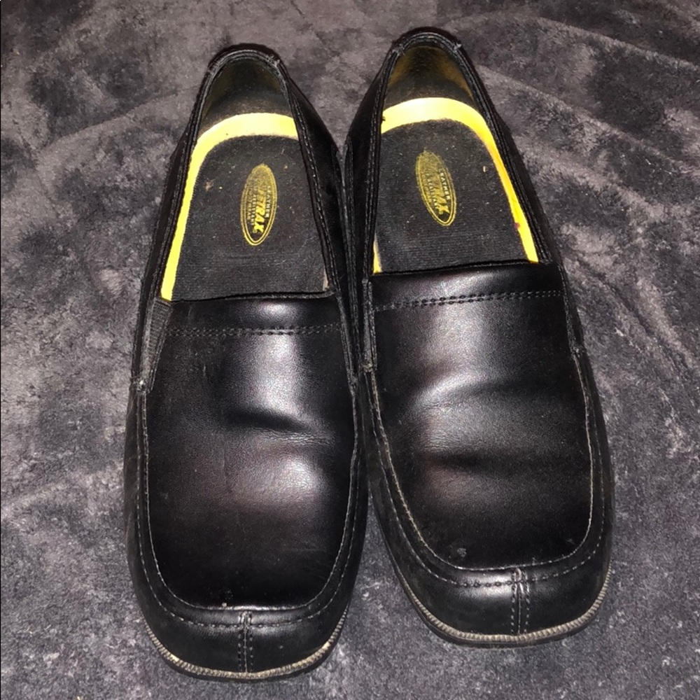 Safetrax Black Slip On